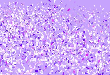 Açık Mor, pembe vektör yapraklı doğal sanat eseri. Bulanık şekilli ve yapraklı yepyeni bir resim. Duvar kağıdı tasarımınız için yeni bir doku.