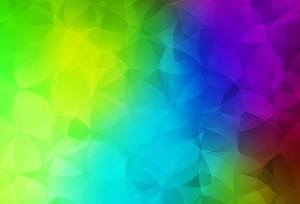 Dark Multicolor Vektor Polygon Abstraktes Layout Leuchtende Polygonale Illustration Die — Stockvektor