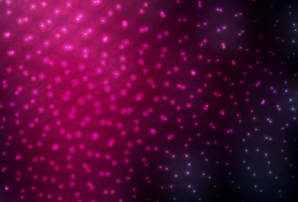 Темно Розовый Вектор Точками Размытый Декоративный Дизайн Абстрактном Стиле Пузырьками — стоковый вектор