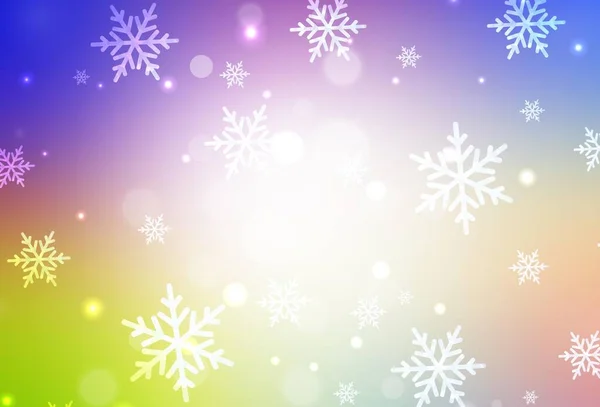 Leichte Mehrfarbige Vektortextur Geburtstagsstil Abstrakte Gradienten Illustration Mit Farbenfrohen Weihnachtssachen — Stockvektor