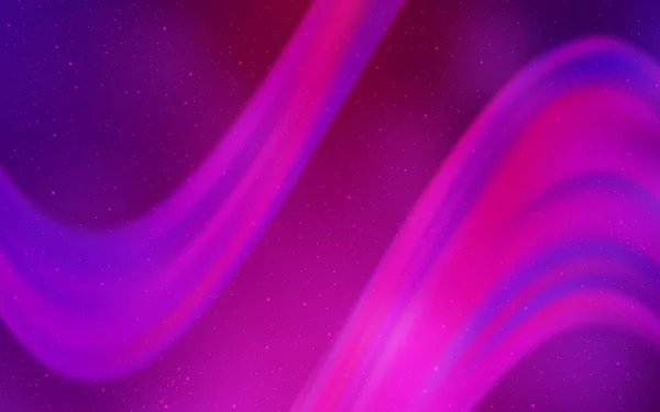 Світло Рожевий Векторний Шаблон Космічними Зірками Яскрава Ілюстрація Зірками Неба — стоковий вектор