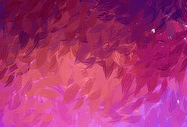Светло Розовый Желтый Вектор Искушают Хаотичными Цветами Современная Абстрактная Иллюстрация — стоковый вектор
