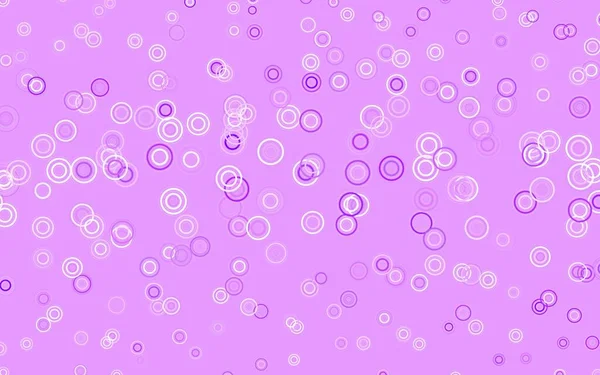 Ljus Lila Vektor Struktur Med Diskar Vacker Färgad Illustration Med — Stock vektor