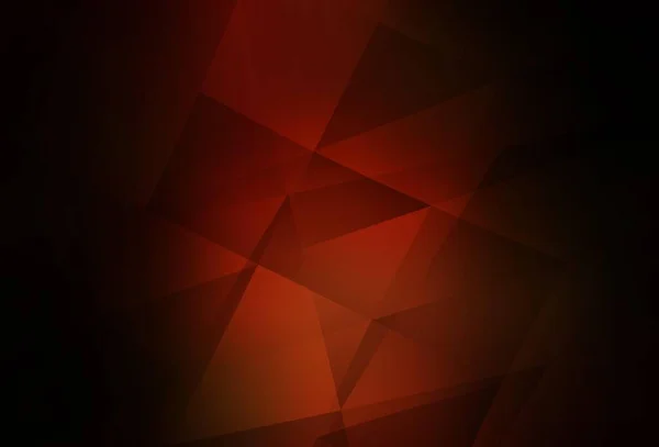 Dark Red Vector Polygon Abstract Background Completely New Color Illustration — 图库矢量图片