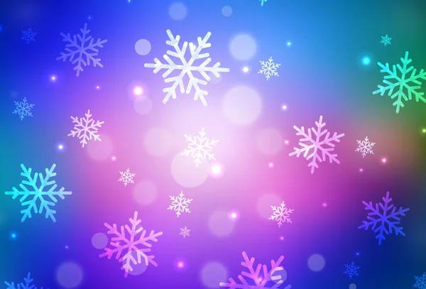 Donkerroze Blauwe Vectorachtergrond Kerststijl Een Kleurrijk Ontwerp Kerststijl Met Verloop — Stockvector