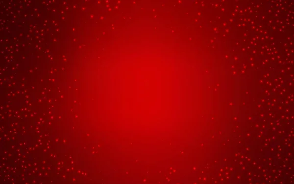 Plantilla Vectorial Rojo Oscuro Con Estrellas Espaciales Ilustración Abstracta Moderna — Vector de stock