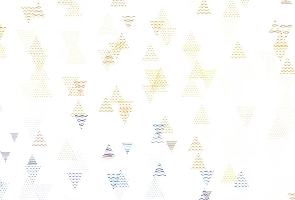 Світло Оранжевий Векторний Фон Трикутниками Трикутники Абстрактному Тлі Барвистим Градієнтом — стоковий вектор