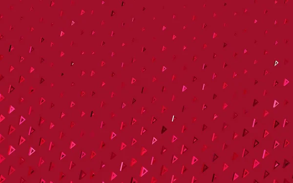 Σκούρο Ροζ Διανυσματικό Μοτίβο Πολυγωνικό Στυλ Glitter Αφηρημένη Εικόνα Τριγωνικά — Διανυσματικό Αρχείο