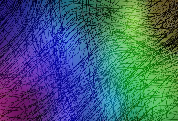 Свет Многоцветного Вектора Искушают Линиями Блестящие Абстрактные Иллюстрации Кривыми Линиями — стоковый вектор