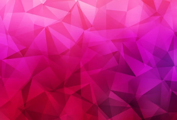 Texture Mosaïque Triangle Vectoriel Violet Clair Rose Une Toute Nouvelle — Image vectorielle