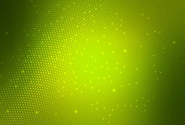 Light Green Yellow Vector Blurred Bubbles Abstract Background Colorful Gradient — 图库矢量图片