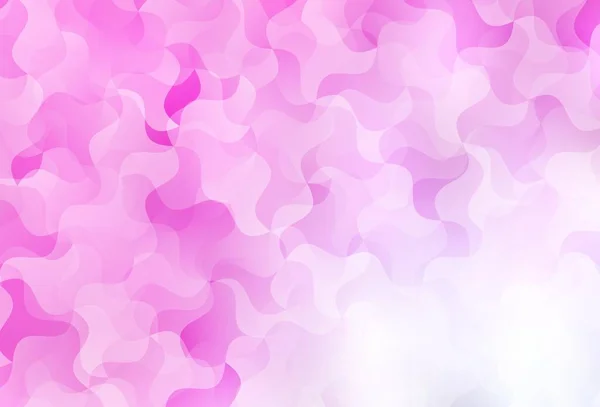 Light Pink Vector Abstract Mosaic Backdrop Triangular Geometric Sample Gradient — 图库矢量图片