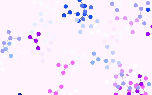 Свето Фиолетовая Векторная Текстура Концепцией Искусственного Интеллекта Абстрактная Иллюстрация Ссылками — стоковый вектор