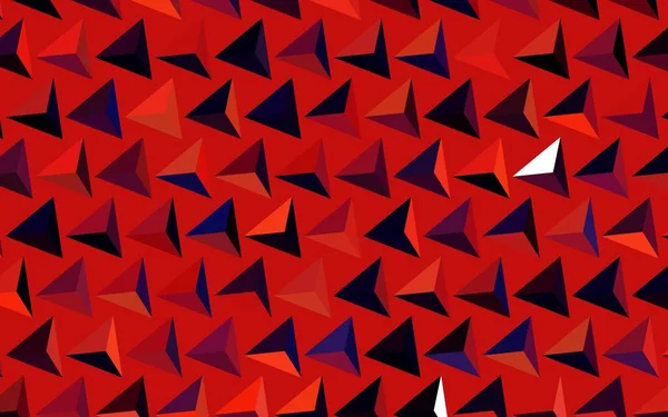 Rosa Escuro Textura Vetorial Vermelha Com Estilo Triangular Ilustração Com — Vetor de Stock