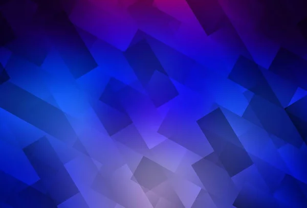 Dark Pink Blue Vector Layout Lines Rectangles Abstract Gradient Illustration — 스톡 벡터