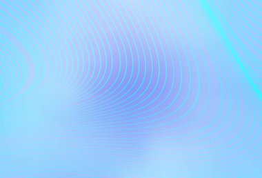 Açık Pembe, bükülmüş çizgileri olan mavi vektör arkaplanı. Eğimli çizgileri olan zarif parlak bir illüstrasyon. Fikirlerin için bir örnek..