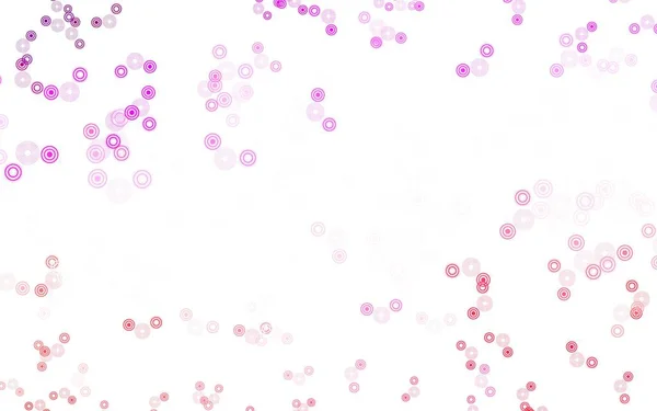 Luz Púrpura Textura Vectorial Rosa Con Discos Ilustración Abstracta Con — Vector de stock