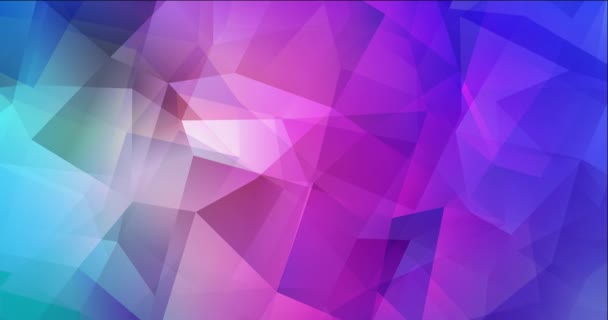 Looping Animated Moving Slideshow Holographic Abstract Video Gradient Screen Saver — Stock Video