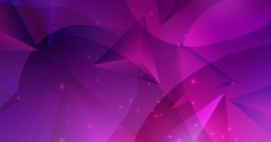 Çokgen, dairesel tarzda soyut animasyon döngüsü. Renkli dikdörtgenleri ve daireleri olan modern soyut çizimler. Film sektörü reklamcılığı