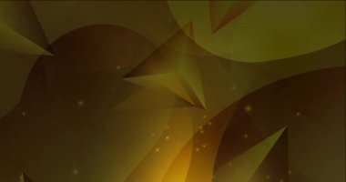 Çokgen, dairesel tarzda soyut animasyon döngüsü. Renkli dikdörtgenleri ve daireleri olan modern soyut çizimler. Film sektörü reklamcılığı