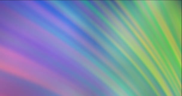 Looping Blur Fluxo Vídeo Vídeo Abstrato Holográfico Com Gradiente Protetor — Vídeo de Stock