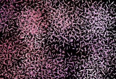 Renkli çizgileri olan koyu pembe vektör dokusu. Çizgilerle modern geometrik soyut çizim. Reklamınız, posteriniz, afişiniz için en iyi tasarım.