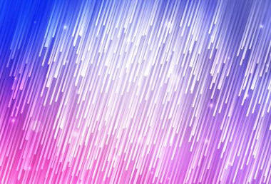 Açık Mor, parlak çizgili pembe vektör arkaplan. Çizgilerle modern geometrik soyut çizim. Güzel geçmişiniz için şablon.