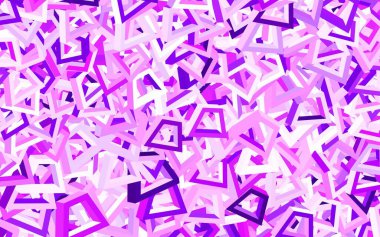 Açık Mor, soyut şekilli pembe vektör arkaplan. Soyut gradyan şekilli basit renkli çizimler. Bir cep telefonu için arka plan.