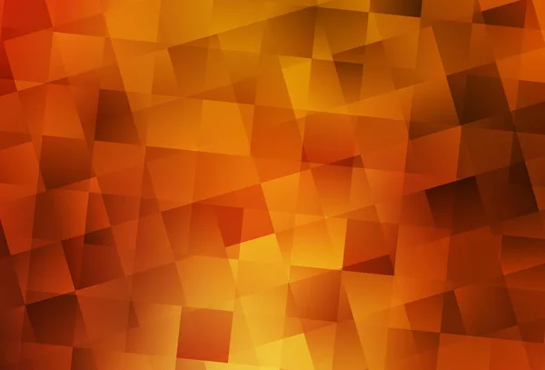 Темно Оранжевый Векторный Фон Прямоугольниками Блестящие Абстрактные Иллюстрации Прямоугольными Фигурами — стоковый вектор