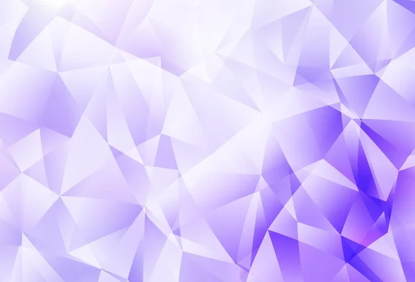Luz Vector Púrpura Brillante Fondo Triangular Ilustración Geométrica Estilo Origami — Vector de stock
