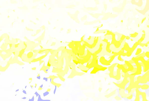 Latar Belakang Vektor Kuning Terang Dengan Bentuk Abstrak Ilustrasi Dengan - Stok Vektor