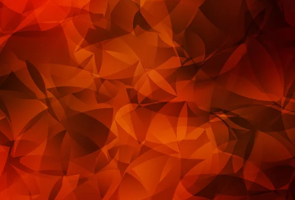 Мозаичный Фон Светло Красного Вектора Яркая Красочная Иллюстрация Треугольниками Совершенно — стоковый вектор