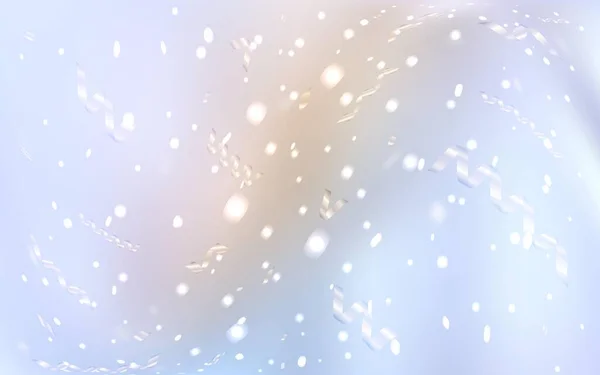 Векторная Планировка Яркими Снежинками Размытый Декоративный Дизайн Стиле Xmas Снегом — стоковый вектор