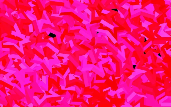 Ljusrosa Röd Vektor Mall Med Himmelsstjärnor Glänsande Färgad Illustration Med — Stock vektor