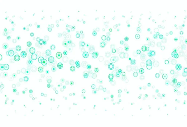 Patrón Vectorial Verde Claro Con Esferas Ilustración Abstracta Moderna Con — Vector de stock