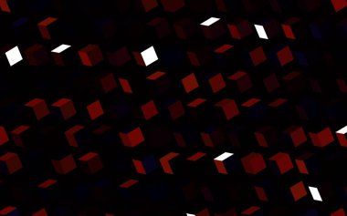 Eşkenar dörtgenli koyu kırmızı vektör arkaplanı. Renkli dikdörtgenleri olan bir resim. İniş sayfası için modern şablon.