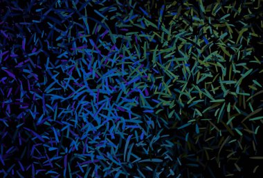 Parlak çizgili koyu renkli vektör arkaplanı. Renkli çubuklarla, soyut çizimler. Meşgul web siteleriniz için şablon.