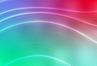 Açık yeşil, kırmızı vektör soyut arkaplan. Gradyan tasarımlı, soyut, ışıltılı çizimler. İşiniz için yepyeni bir tasarım..