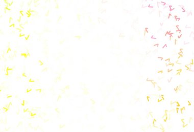 Açık yeşil, kırmızı çizgili vektör arka plan. Kavisli çizgilerden oluşan parlak bir illüstrasyon. İşiniz için yepyeni bir tasarım..