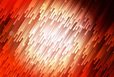 Tekrarlanan çubuklu açık kırmızı vektör şablonu. Bulanık arkaplanda gradyanı olan çizgiler. Reklamınız, posteriniz, afişiniz için en iyi tasarım.