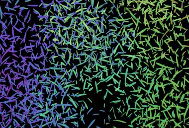 Düz çizgileri olan koyu renkli vektör düzeni. Keskin çizgili parlak renkli çizimler. Güzel geçmişiniz için şablon.