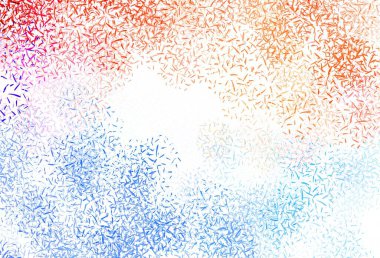 Düz çizgili ışık turuncu vektör düzeni. Renkli çizgilerle illüstrasyon soyut şablonunda parlayan. Desen, işletme web siteleri için.