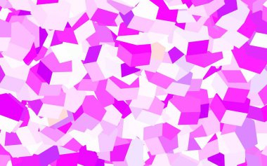 Altıgen tarzda hafif Mor vektör şablonu. Renkli altıgenli bir resim seti. İş ilanınız için tasarım.