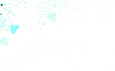 Kaotik şekilli hafif gri vektör şablonu. Renkli rastgele şekillerle modern soyut illüstrasyon. İşiniz için en iyi akıllı tasarım.