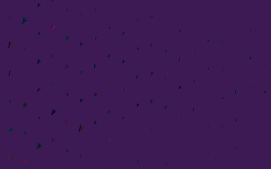 Dark Blue, Red vector pattern with polygonal style. Glitter abstract illustration with triangular shapes. Simple design for your web site.