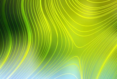 Açık yeşil, sarı vektör renkli soyut doku. Görüntü stili ve gradyanı olan yeni renkli çizimler. İşiniz için en iyi bulanık tasarım..