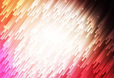 Açık kırmızı, sarı vektör arkaplan ve düz çizgiler. Keskin çizgili parlak renkli çizimler. Reklamlar, posterler, afişler için desen.