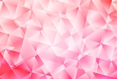 Light Pink, Yellow vector gradient triangles template. Colorful abstract illustration with triangles. Pattern for a brand book's backdrop.
