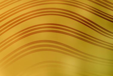 Wry çizgileri olan koyu sarı vektör arkaplan. Değişken çizgileri olan renkli soyut çizimler. Broşürler, broşürler için doku.