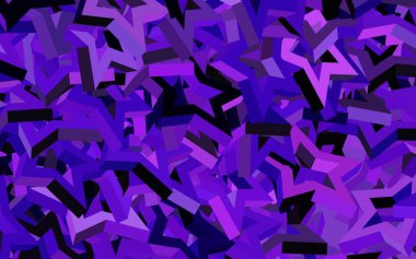 Açık Mor, yılbaşı yıldızlı pembe vektör deseni. Yıldızlı parlak renkli illüstrasyon. Astroloji web siteleri için desen.